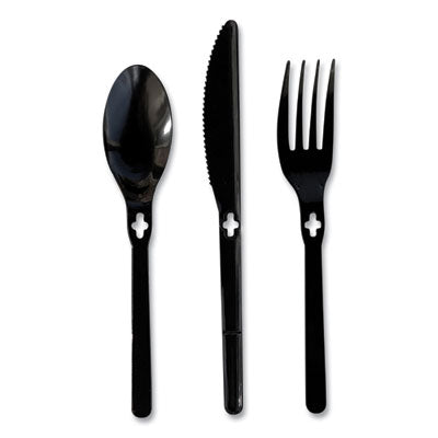Spoon WeGo Germ-Free Polystyrene Cutlery Dispenser, Spoon, Black, 1000/Carton Flipcost Flipcost