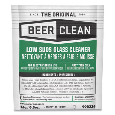 Diversey™ Effective Beer Clean Glass Cleaner, Powder, 0.5 oz Packet, 100/Carton Flipcost Flipcost