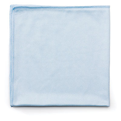 Rubbermaid Commercial Executive Series Cloths, Glass Microfiber, 16 x 16, Blue, 12/Carton Flipcost Flipcost