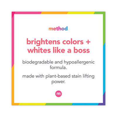 Method® 4X Concentrated Laundry Detergent, Ginger Mango, 53.5 oz Bottle, 4/Carton Flipcost Flipcost