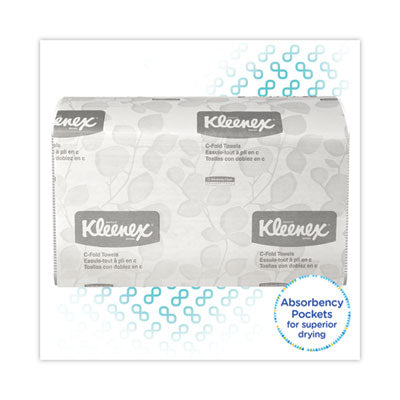 Kleenex® C-Fold Paper Towels, 1-Ply, 10.13 x 13.15, White, 150/Pack, 16 Packs/Carton Flipcost Flipcost
