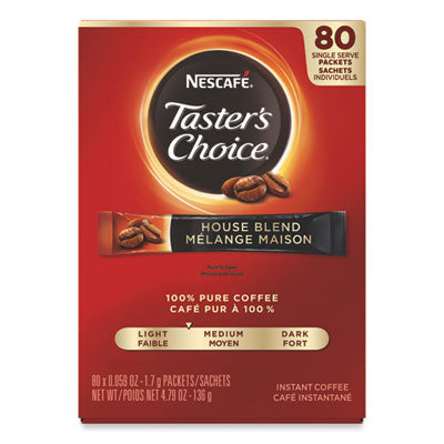 Taster's Choice Stick Pack, House Blend, .06 oz, 480/Carton Flipcost Flipcost