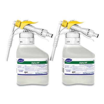 Diversey™ Alpha-HP Multi-Surface Disinfectant Cleaner, Citrus Scent, 1.5 L RTD Spray Bottle, 2/Carton Flipcost Flipcost
