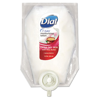 Dial® Professional 7-Day Moisturizing Lotion Versa Dispenser Moisturizing Lotionr, 15 oz, Refill Pouch, 6/Carton Flipcost Flipcost
