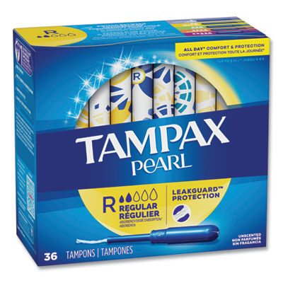 Pearl Tampons Regular Box 36/Box, 12 Box/Carton Flipcost Flipcost