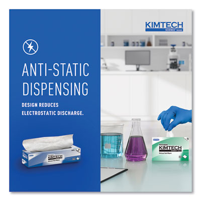 Kimtech™ Kimwipes Delicate Task Wipers Unscented, 2-Ply, 14.7 x 16.6, White, 92/Box, 15 Boxes/Carton Flipcost Flipcost