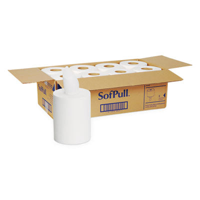 SofPull Premium Junior Capacity Towel, 1-Ply, 7.8 x 14.8, White, 225/Roll, 8 Rolls/Carton Flipcost Flipcost