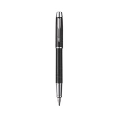 Parker® IM Premium Roller Ball Pen, Stick, Fine 0.7 mm, Black Ink, Black/Chrome Barrel Flipcost Flipcost