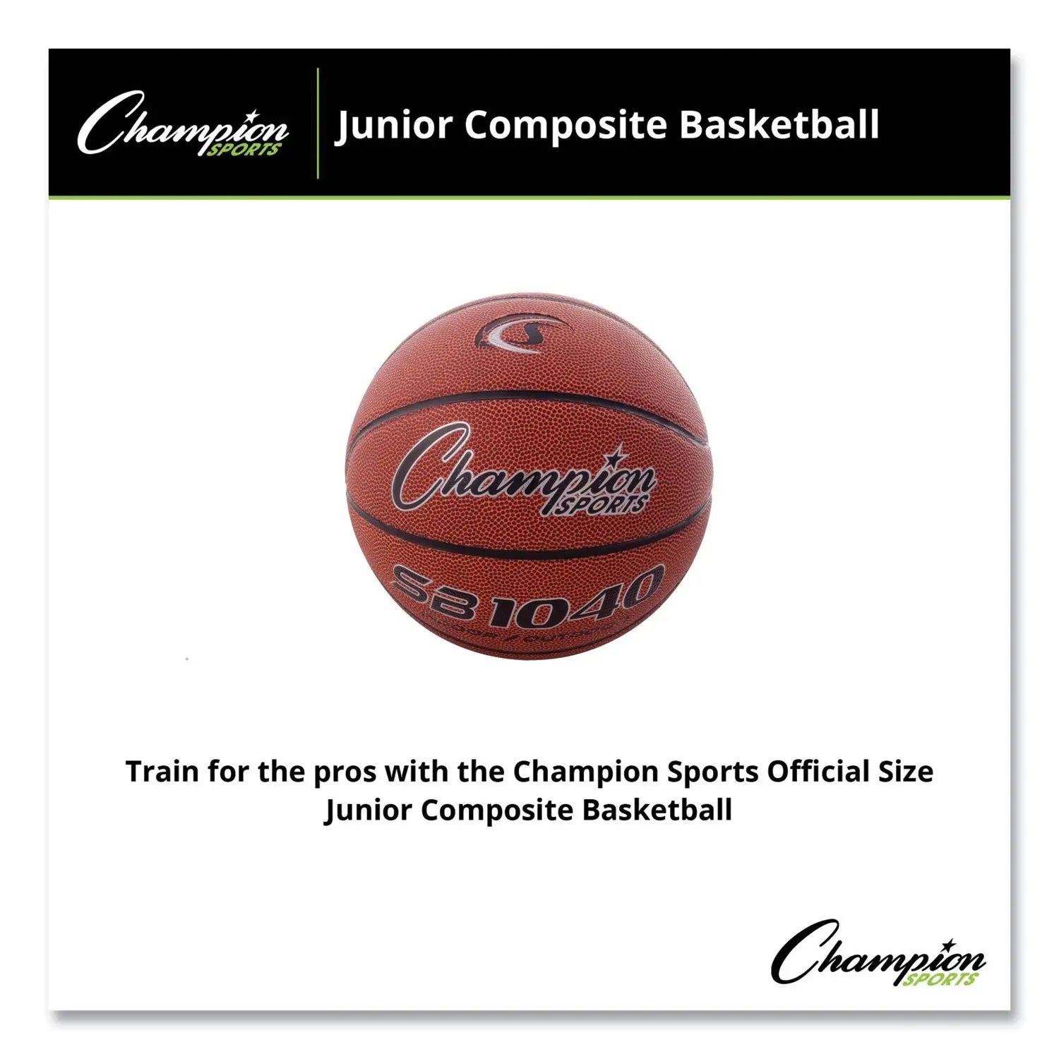 Composite Basketball, Intermediate, Brown Champion Sports Flipcost