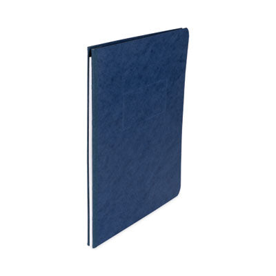 Pressboard Report Cover with Tyvek Reinforced Hinge, Two-Piece Prong Fastener, 3" Capacity, 8.5 x 11, Dark Blue/Dark Blue Flipcost Flipcost