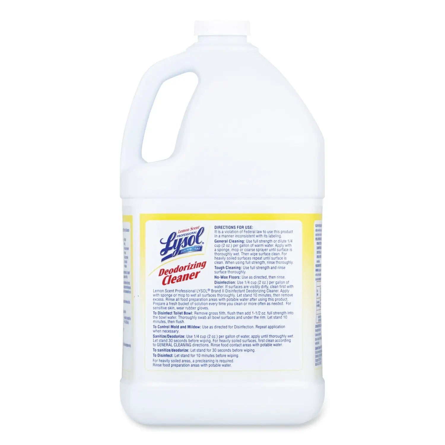 Disinfectant Deodorizing Cleaner Concentrate, 1 gal Bottle, Lemon Scent Professional LYSOL® Brand Flipcost