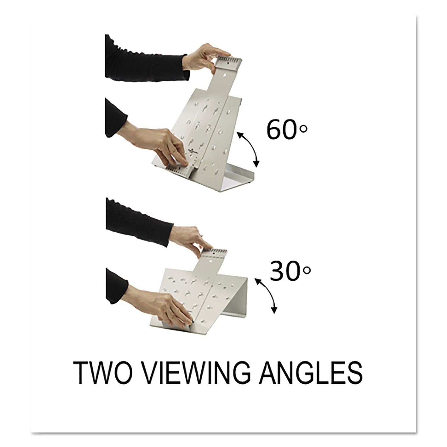 Durable® Vario Reference Desktop System, 10 Panels, Assorted Borders And Panels