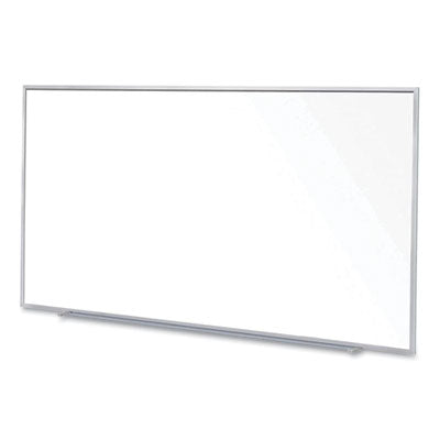 Durable Magnetic Porcelain Whiteboard with Aluminum Frame, 120.59 x 60.47, White Surface, Satin Aluminum Frame Flipcost Flipcost