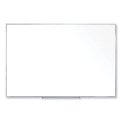 Durable Non-Magnetic Whiteboard with Aluminum Frame, 60.63 x 48.47, White Surface, Satin Aluminum Frame Flipcost Flipcost