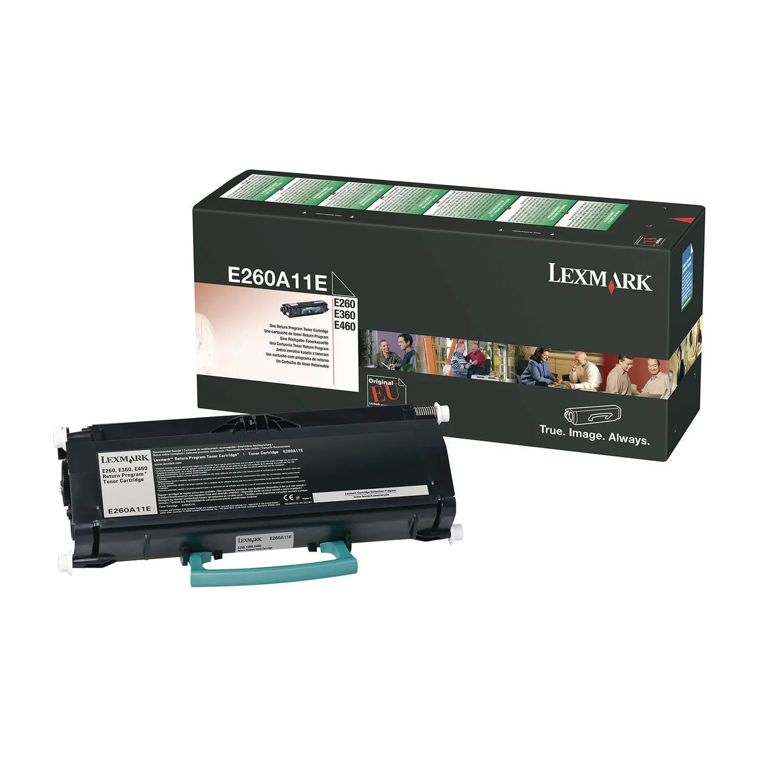 E460X41G Toner, 15,000 Page-Yield, Black