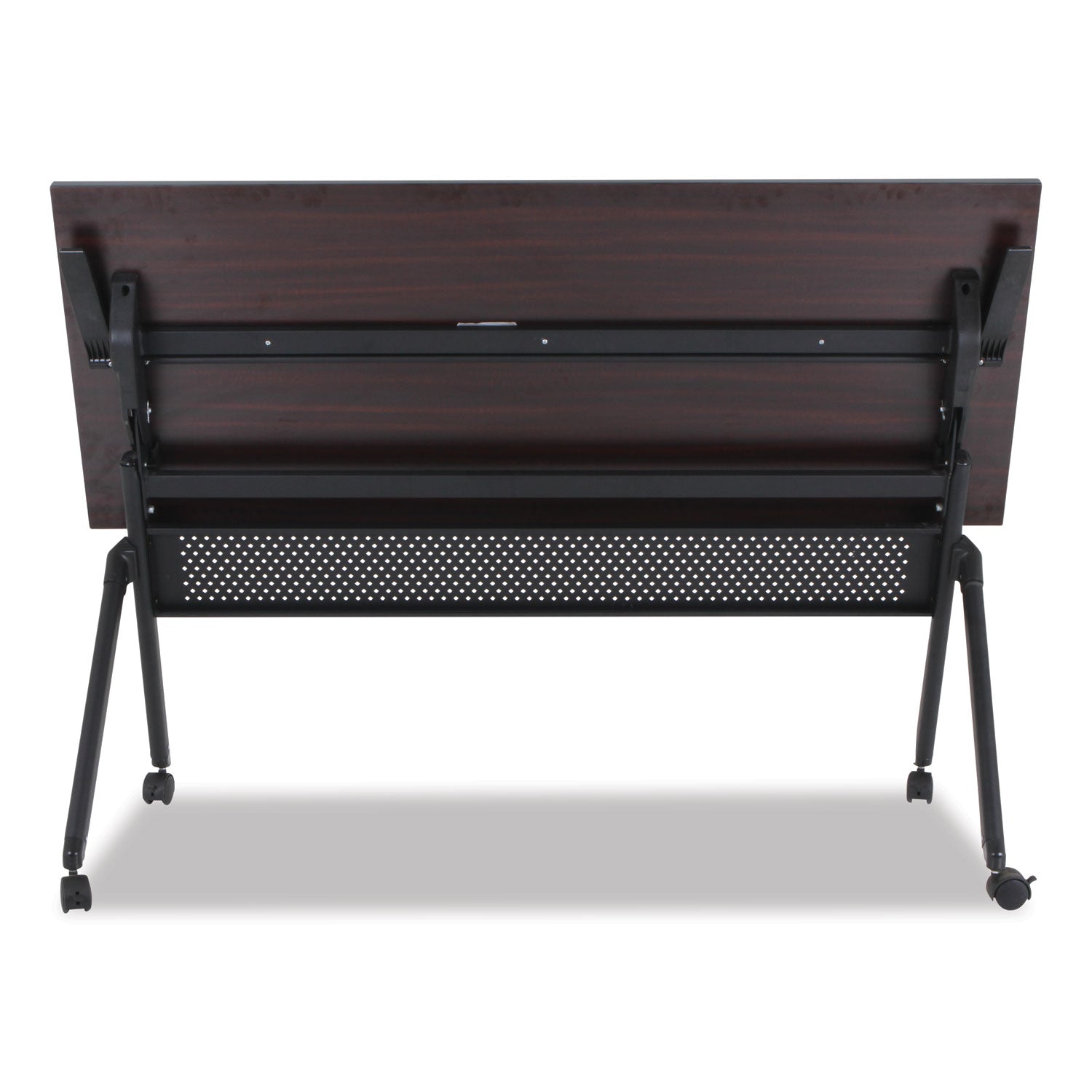 Alera® Flip And Nest Table Base, 55.88w X 23.63d X 28.5h, Black