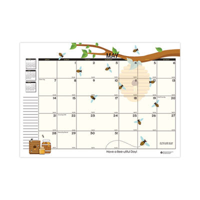 Recycled Honeycomb Monthly Planner, Honeycomb Artwork, 11 x 7, Black/Gold Cover, 12-Month (Jan to Dec): 2024 Flipcost Flipcost