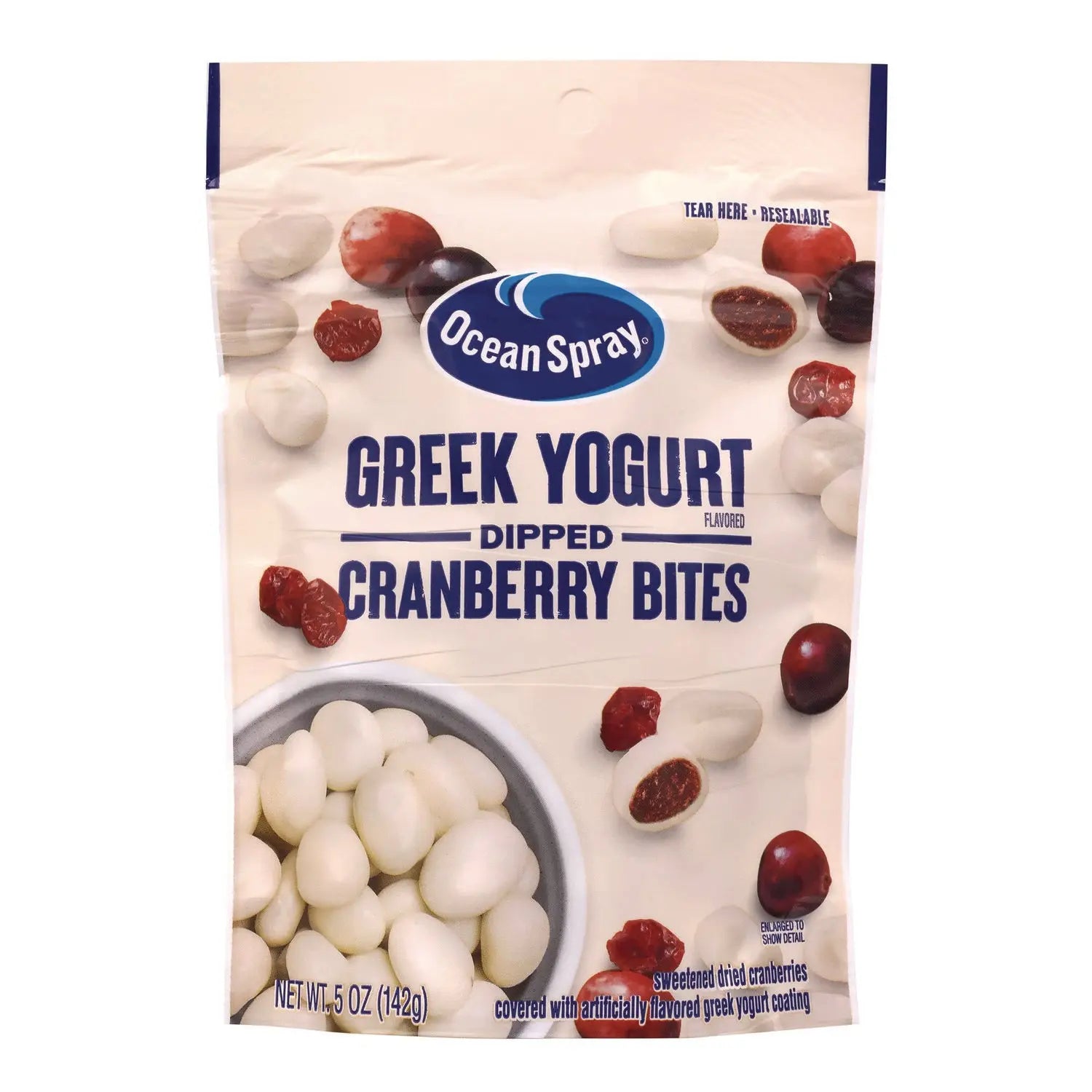 Greek Yogurt Dipped Cranberry Bites, Cranberry/Yogurt, 5 oz Bag, 12/Carton Ocean Spray® Flipcost