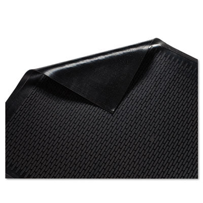 Guardian Clean Step Outdoor Rubber Scraper Mat, Polypropylene, 36 x 60, Black Flipcost Flipcost
