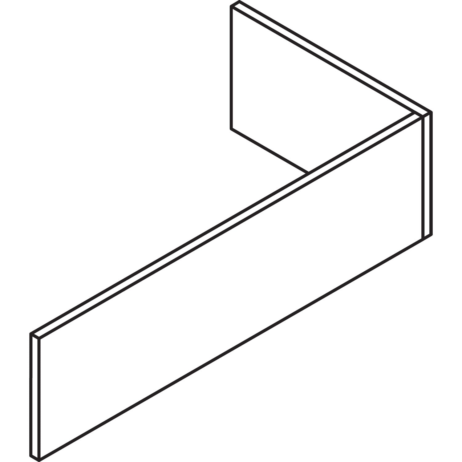 HON® Foundation Reception Station - For Returns, 42.25w x 24d x 13h, Pinnacle