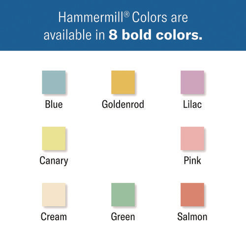 Hammermill® Colors Print Paper, 20 lb Bond Weight, 11 x 17, Canary, 500/Ream