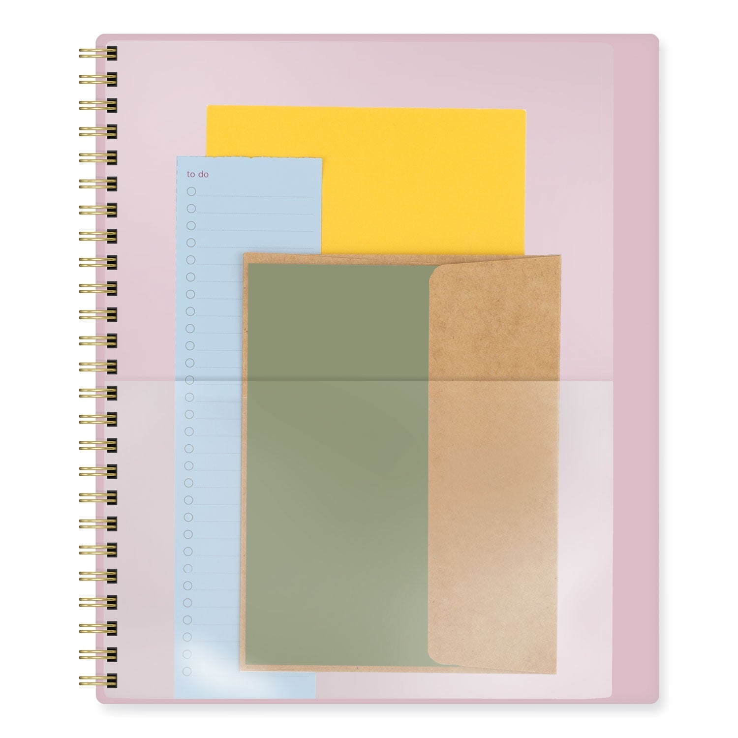 AT-A-GLANCE® Harmony Weekly/Monthly Poly Planner, 8.81 x 7.88, Pink Cover, 13-Month (Jan to Jan): 2024 to 2025