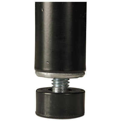 Heavy-Duty NSF Certified Wire Shelving Kit, 48w x 18d x 72h, Black Flipcost Flipcost