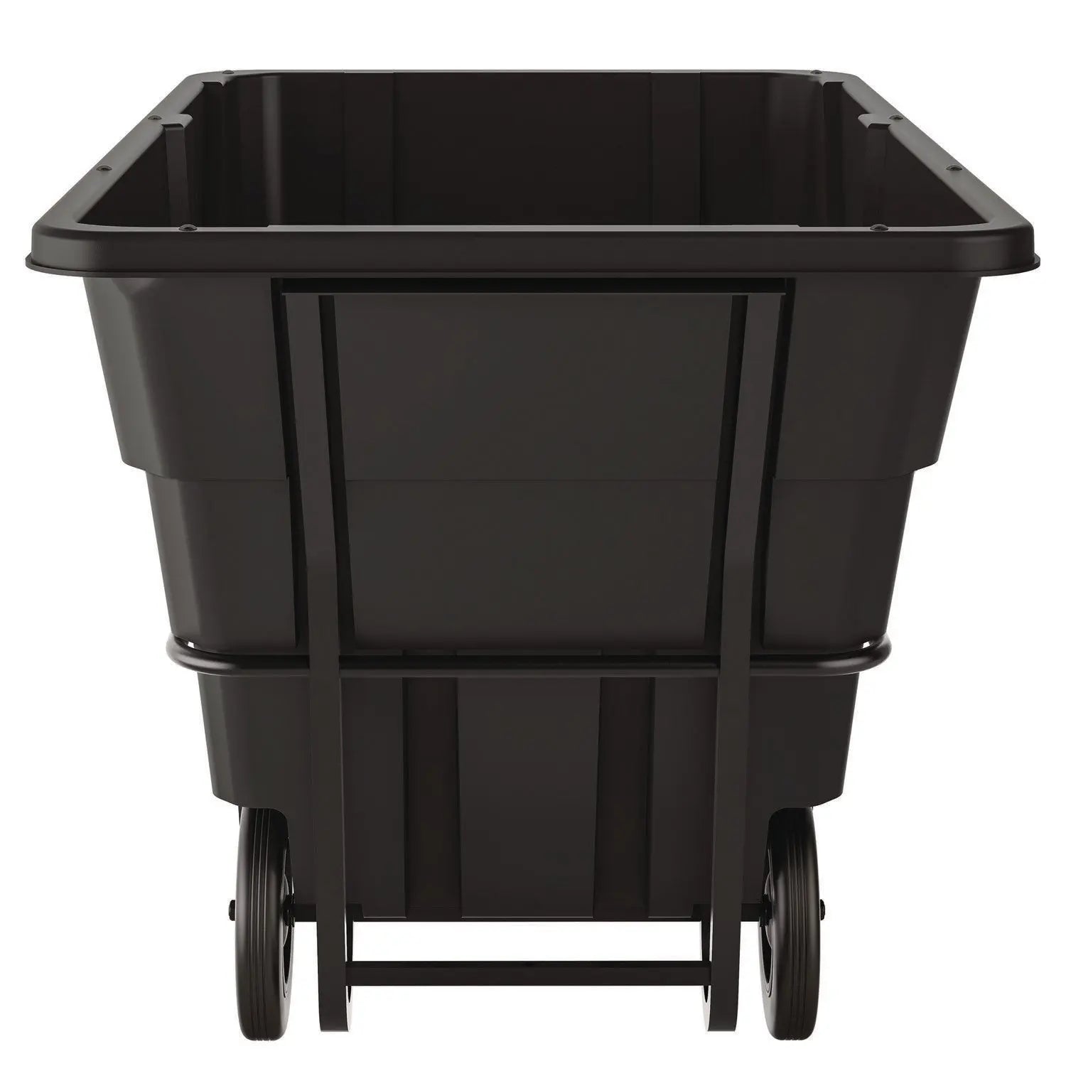 Heavy Duty Tilt Truck, 2 cu yd, Plastic, Black/Red Suncast Commercial® Flipcost