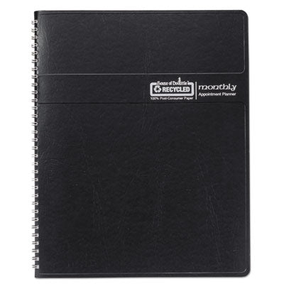 House of Doolittle™ 14-Month Recycled Ruled Monthly Planner, 8.75 x 6.78, Black Cover, 14-Month (Dec to Jan): 2023 to 2025 Flipcost Flipcost