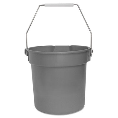 Impact® Deluxe Heavy-Duty Bucket, 10 qt, Polypropylene, Gray, 10.63" dia Flipcost Flipcost