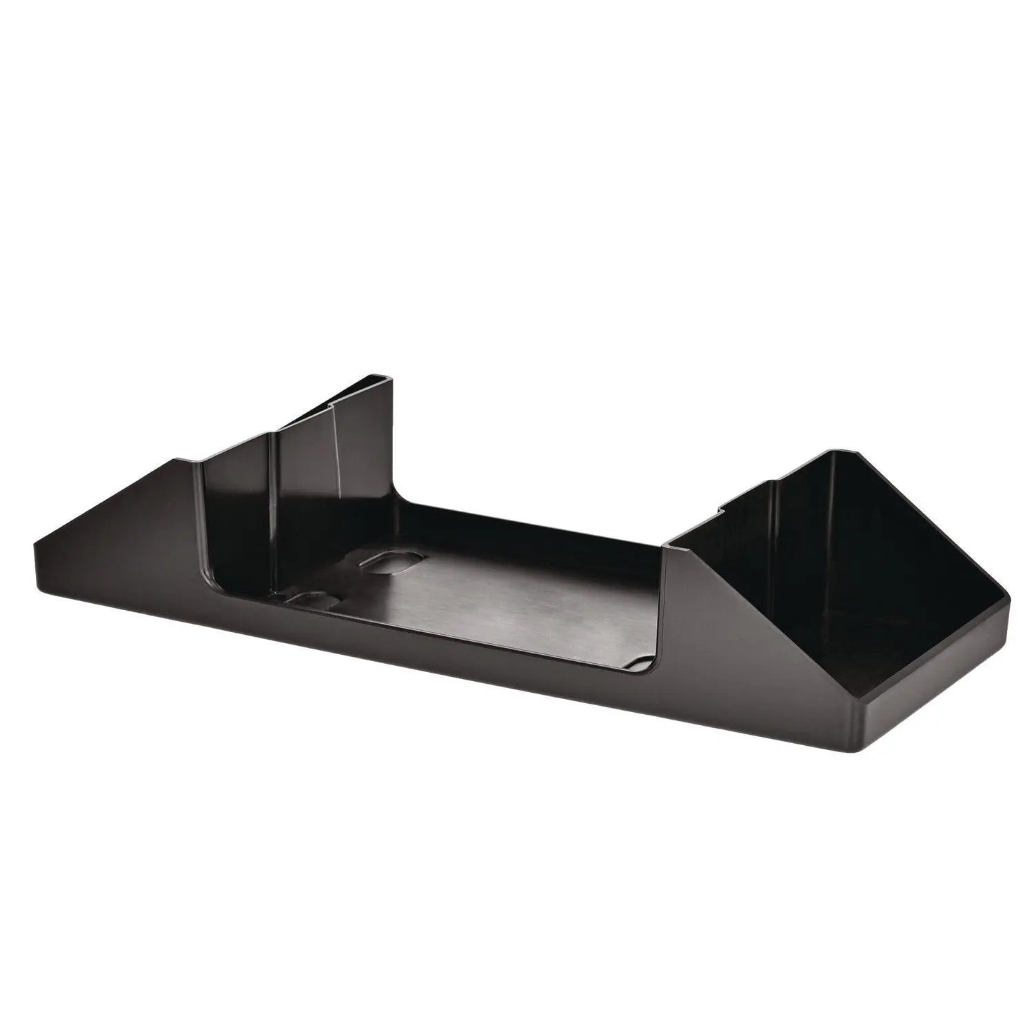 Interfold Table Top Dispenser Napkin Holder with Caddy, 6 x 14.17 x 6.5, Black Alpine Industries Flipcost