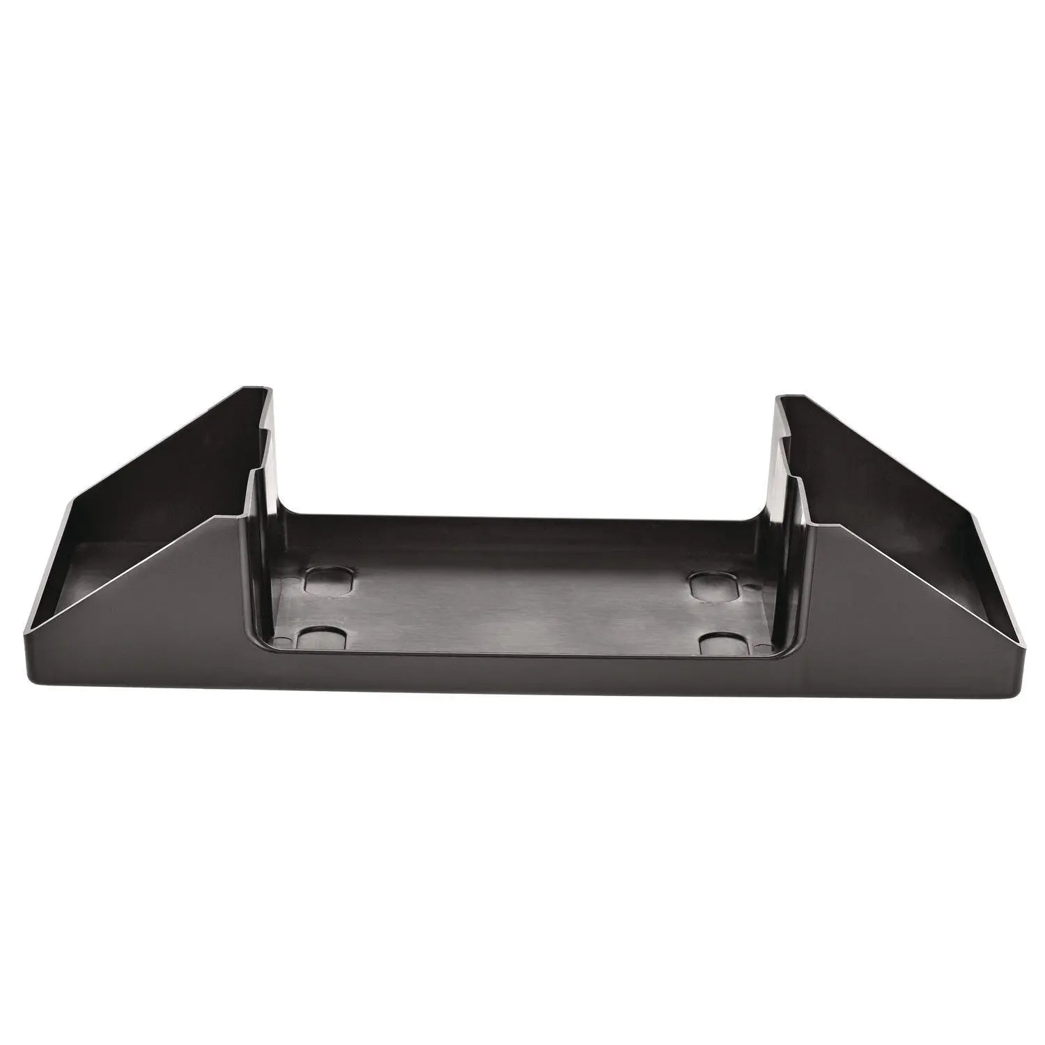 Interfold Table Top Dispenser Napkin Holder with Caddy, 6 x 14.17 x 6.5, Black Alpine Industries Flipcost