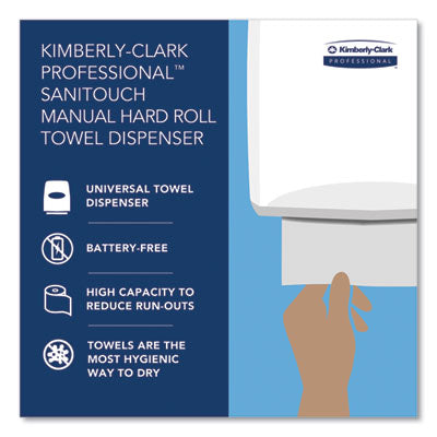 Kimberly-Clark Professional* Sanitouch Hard Roll Towel Disp, 12.63 x 10.2 x 16.13, Smoke Flipcost Flipcost