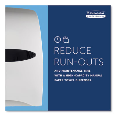 Kimberly-Clark* Sanitouch Hard Roll Towel Dispenser, 12.63 x 10.2 x 16.13, White Flipcost Flipcost