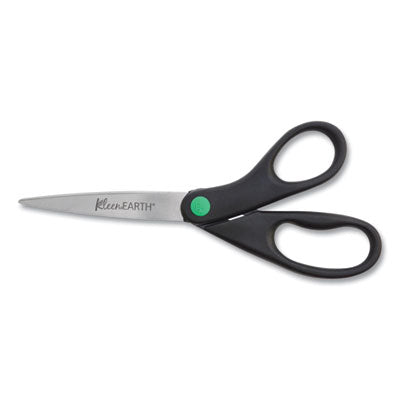 KleenEarth Scissors, 8" Long, 3.25" Cut Length, Black Straight Handle Flipcost Flipcost