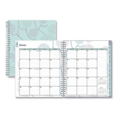 Blue Sky® Rue Du Flore Monthly Planner, Rue Du Flore Artwork, 10 x 8, Jade/Lavender Cover, 12-Month (Jan to Dec): 2024 Flipcost Flipcost