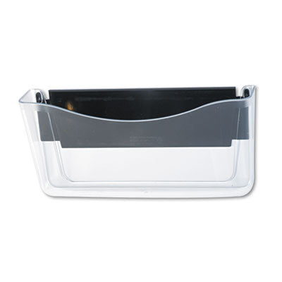 Rubbermaid® Unbreakable Magnetic Wall File, A4/Letter Size, 13.75" x 3" x 6.63", Clear Flipcost Flipcost