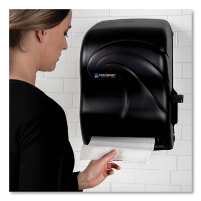 Lever Roll Towel Dispenser Black Pearl, Oceans, 12.94 x 9.25 x 16.5 Flipcost Flipcost