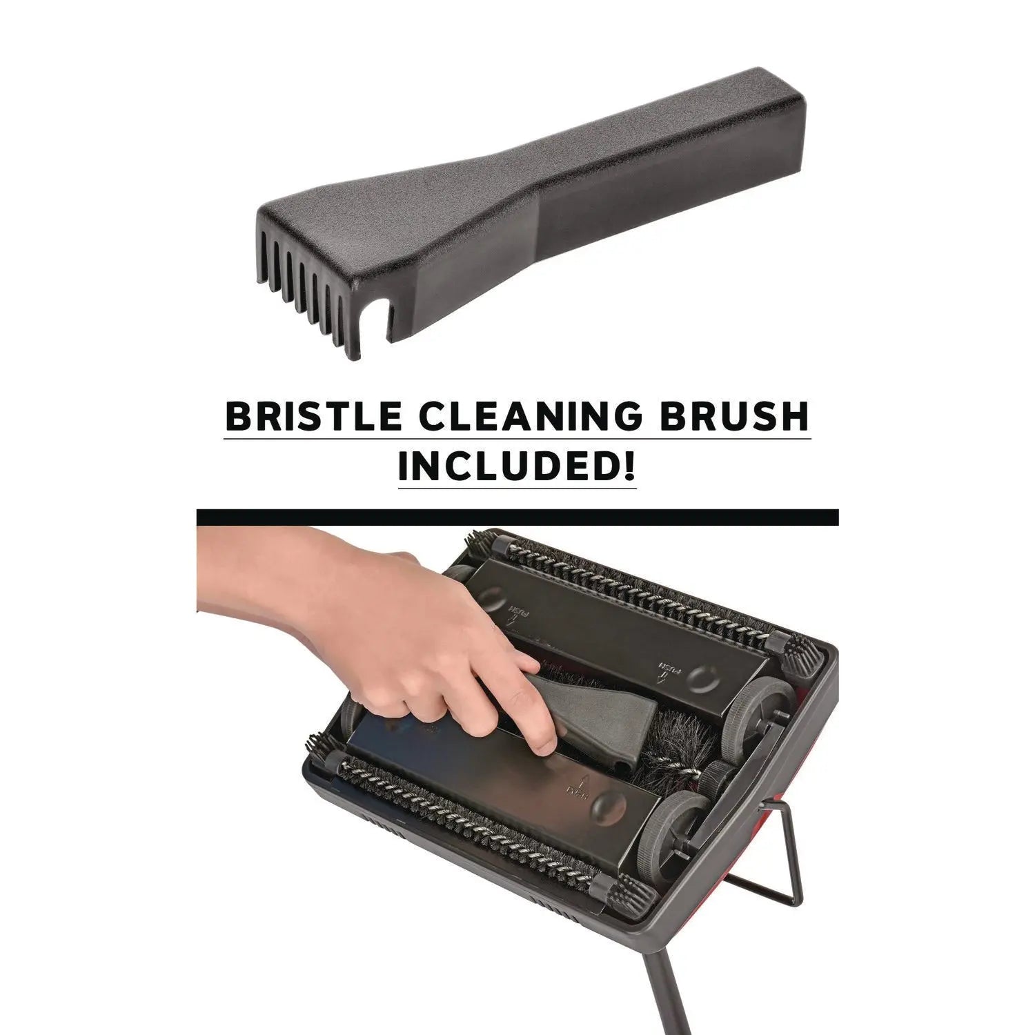 Manual Triple Brush Carpet and Floor Sweeper, 42.5" Handle, Red Alpine Industries Flipcost