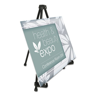 MasterVision® Instant Table-Top Easel, 14.25" High, Black Flipcost Flipcost
