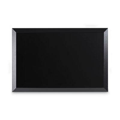 MasterVision® Kamashi Wet-Erase Board, 36 x 24, Black Surface, Black Wood Frame Flipcost Flipcost