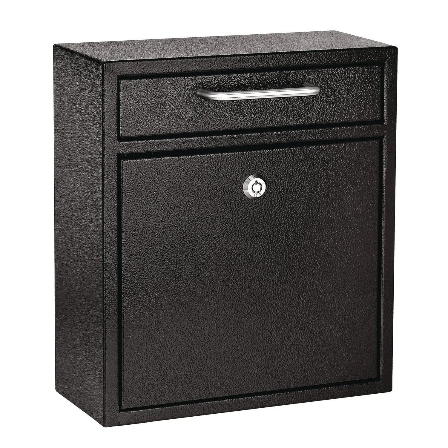 Medium Ultimate Wall Mounted Mail Box, 10.4 x 4.5 x 12, Black