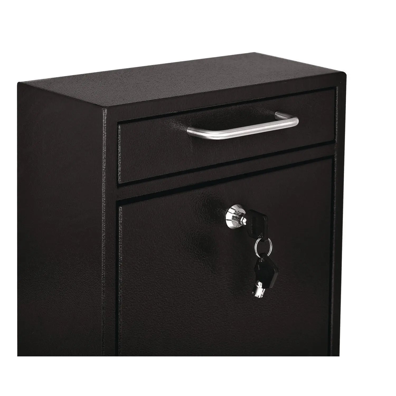 Medium Ultimate Wall Mounted Mail Box, 10.4 x 4.5 x 12, Black AdirOffice Flipcost