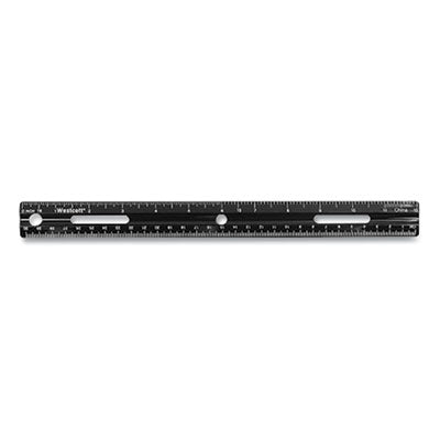 KleenEarth Recycled Plastic Ruler Black, Standard/Metric, 12" Long Flipcost Flipcost