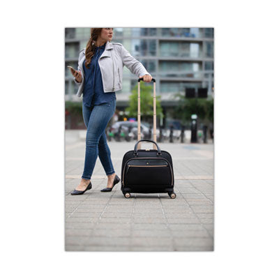 Mobile office case for devices Up to 15.6", Nylon, 16.5 x 7 x 15.5, Black Flipcost Flipcost