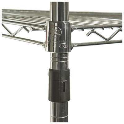 NSF Certified Industrial Wire Shelving Kit, 48w x 18d x 72h, Silver Flipcost Flipcost