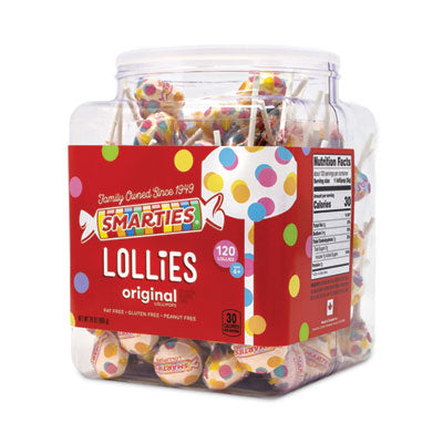 Nestlé® Smarties Lollies Lollipops, 34 oz Jar, 120 Pieces Flipcost Flipcost