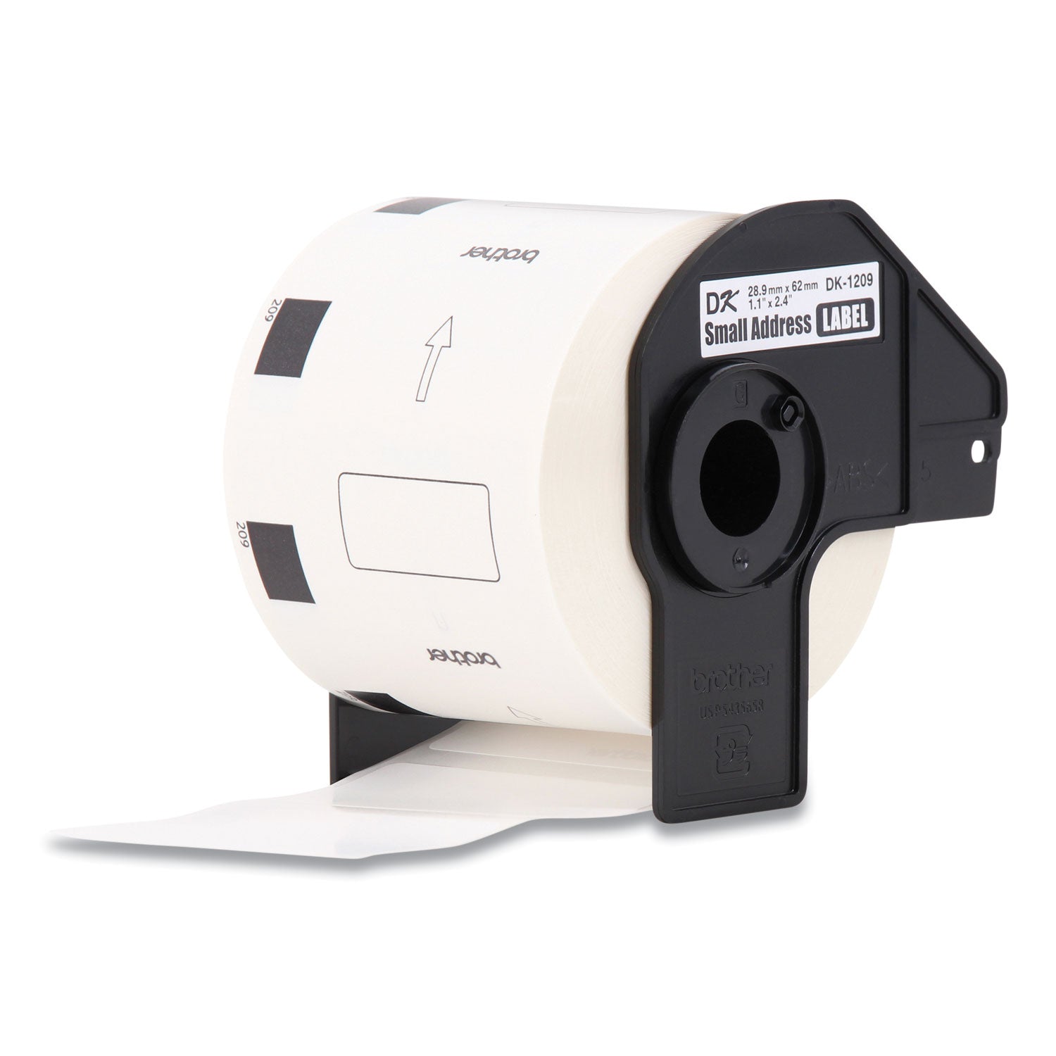 Brother Die-Cut Address Labels, 1.1 x 2.4, White, 800 Labels/Roll, 24 Rolls/Pack