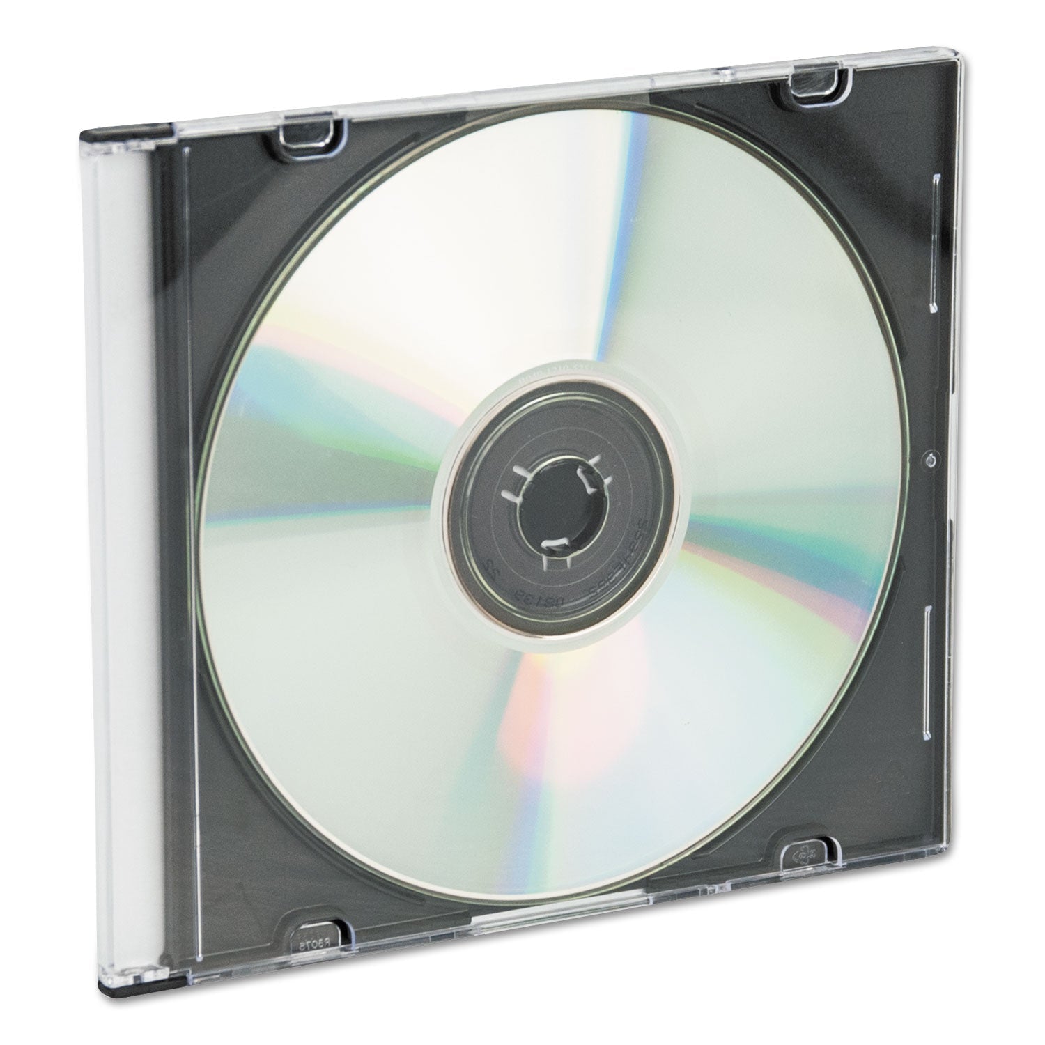 Innovera® Cd/dvd Slim Jewel Cases, Clear/black, 25/pack