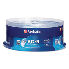 Verbatim® BD-R Blu-Ray Disc, 25 GB, 16x, White, 25/Pack Flipcost Flipcost